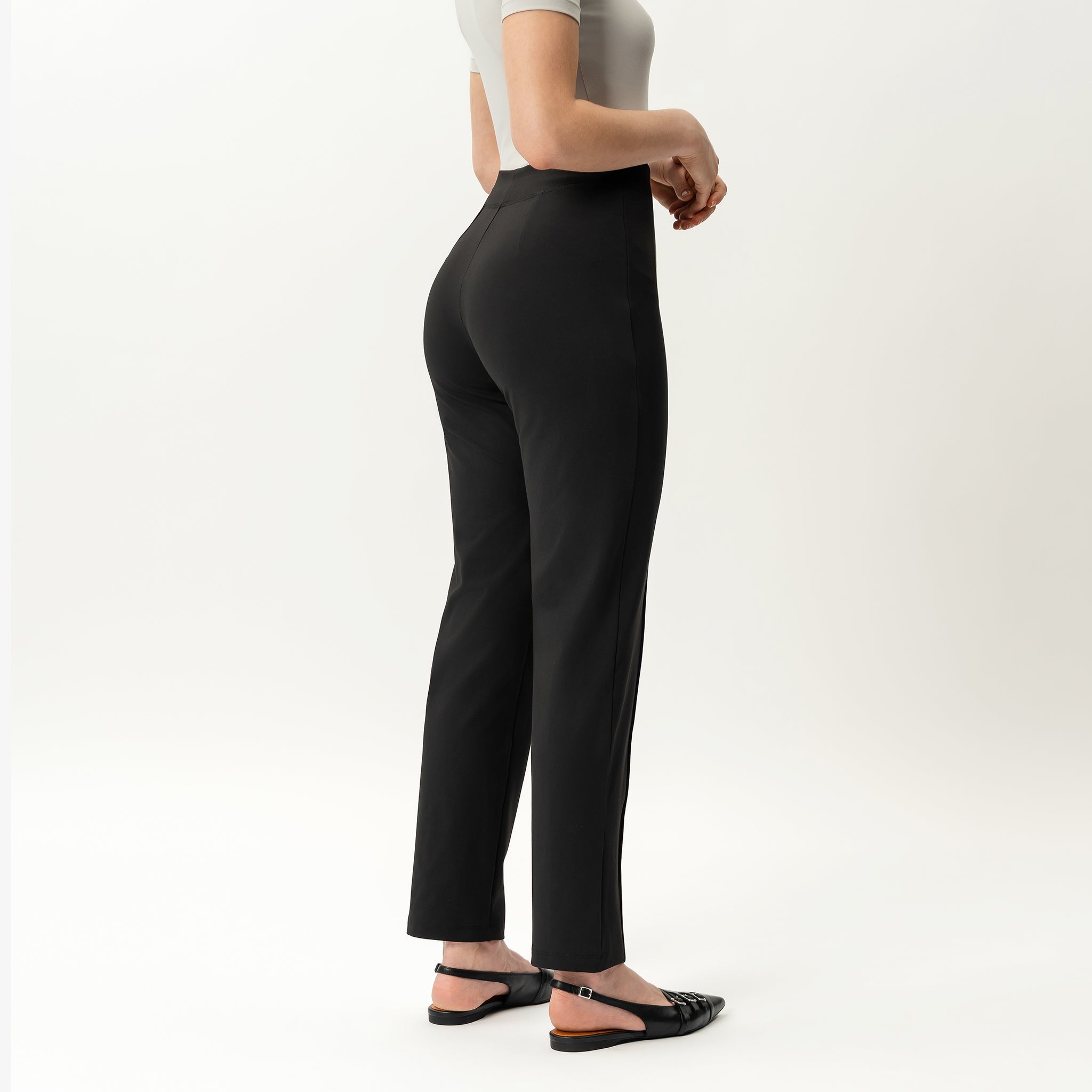 Asana Slim Front Crease Pant - Ninepine