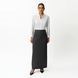 Tailored Ponte Maxi Skirt - Ninepine