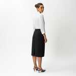 Tailored Ponte Midi Skirt - Ninepine