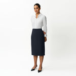 Tailored Ponte Midi Skirt - Ninepine