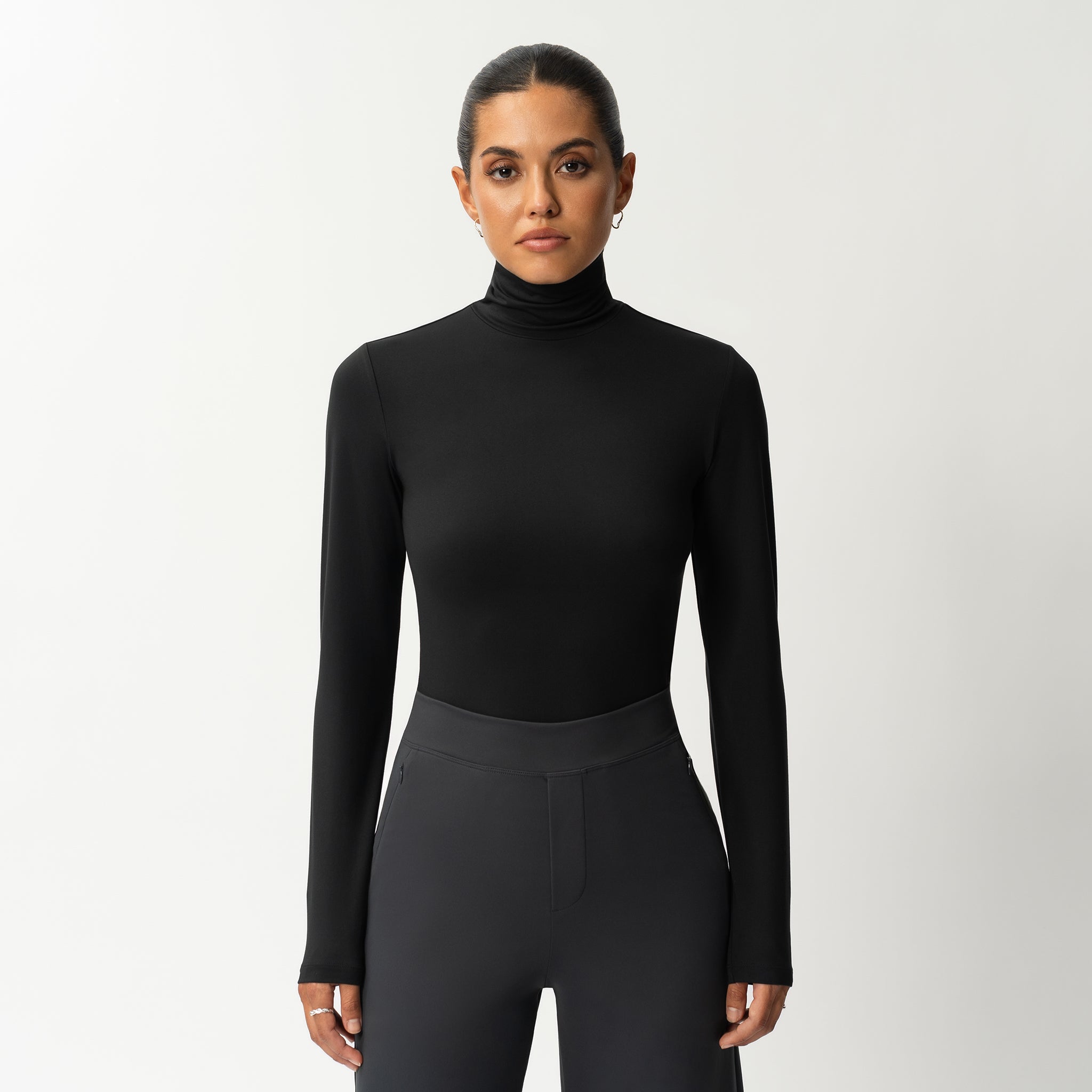 Soft Turtleneck Long-sleeve - Ninepine