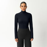 Soft Turtleneck Long-sleeve - Ninepine