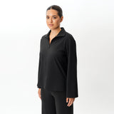 Asana Relaxed Quarter-zip - Ninepine