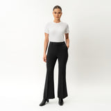 Crepe Bootcut Trouser - Ninepine