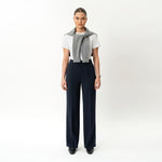 Crepe Relaxed Trouser - Ninepine