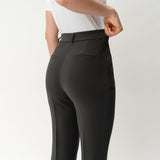 Crepe Slim Trouser - Ninepine