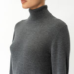 Merino Wool Relaxed Turtleneck - Ninepine