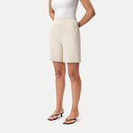 Light Ponte Shorts - Ninepine