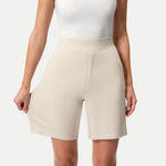 Light Ponte Shorts - Ninepine