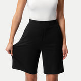 Light Ponte Shorts - Ninepine